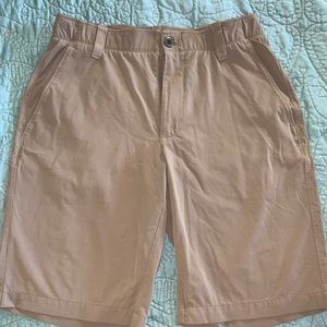 Men’s Under Armor Tan Khaki Golf Shorts 32 3/$25